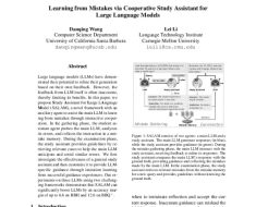 Learning from Mistakes via Cooperative Study Assistant for Large Language Models