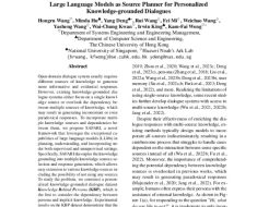 Large Language Models as Source Planner for Personalized Knowledge-grounded Dialogues