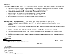 Working on my first CV trying to apply to my first Machine learning internship. What Can I Add/Remove/Change? Feedback would be really appreciated