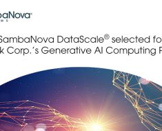 SambaNova DataScale Selected for SoftBank Corp.’s Generative AI Computing Platform | Business & Finance