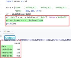 How To Set Date Column As Index In Pandas Python [4 Methods]