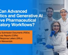 Advanced Analytics for Pharmaceutical Regulatory Workflows