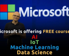 Re: Microsoft is offering FREE courses: AI, IoT, Machine Learning, Data Science