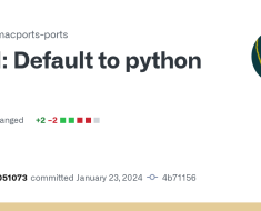 Default to python 3.12 · macports/macports-ports@4b71156 · GitHub