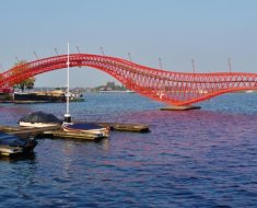 Python Pedestrian Bridge – Eastern Docklands, Amsterdam