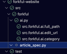 Python Testing does not "gather" all my doc tests. Just from one source file. You can see it gave up on my "article_spec.py" source file. There are other source files with doc tests it ignores.