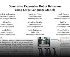 Generative Expressive Robot Behaviors using Large Language Models