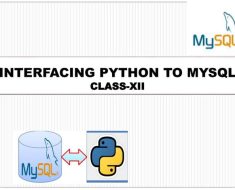 Interfacing python to mysql (11363255151).pptx