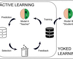 Machine learning models teach each other to identify molecular properties