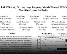 Paper page — FP6-LLM: Efficiently Serving Large Language Models Through FP6-Centric Algorithm-System Co-Design