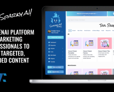 Sparky AI: A Generative AI Platform For Marketing Professionals To Build Targeted, Branded Content Is Here!