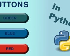 How to make a Buttons in Python and Pygame. Source code is in the description.