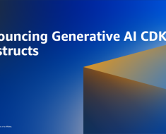 Announcing Generative AI CDK Constructs