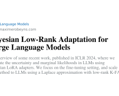 Bayesian Low-Rank Adaptation for Large Language Models