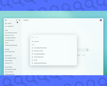 ChatGPT now lets you search chat history on browser